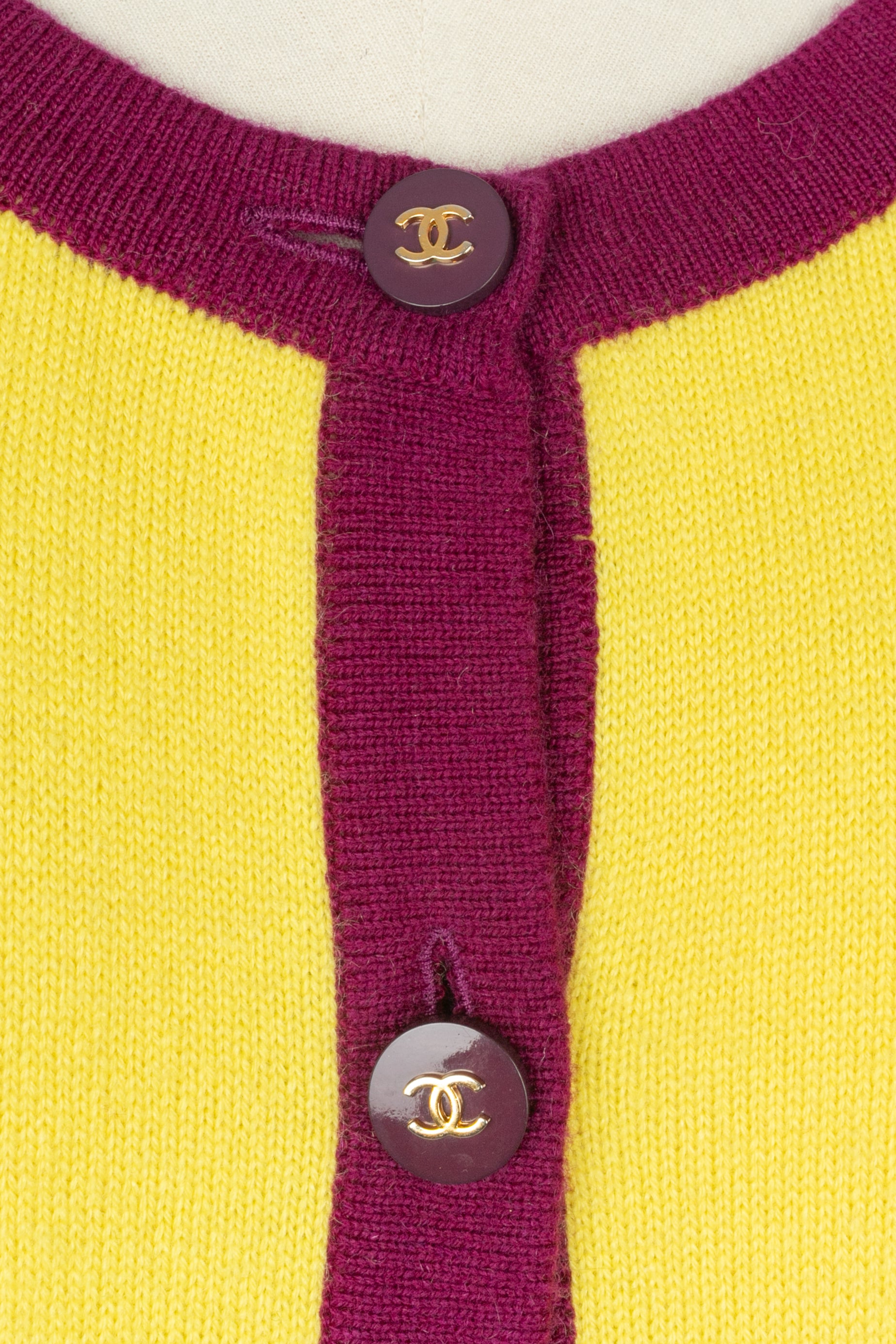 Gilet en cachemire Chanel Automne 1995