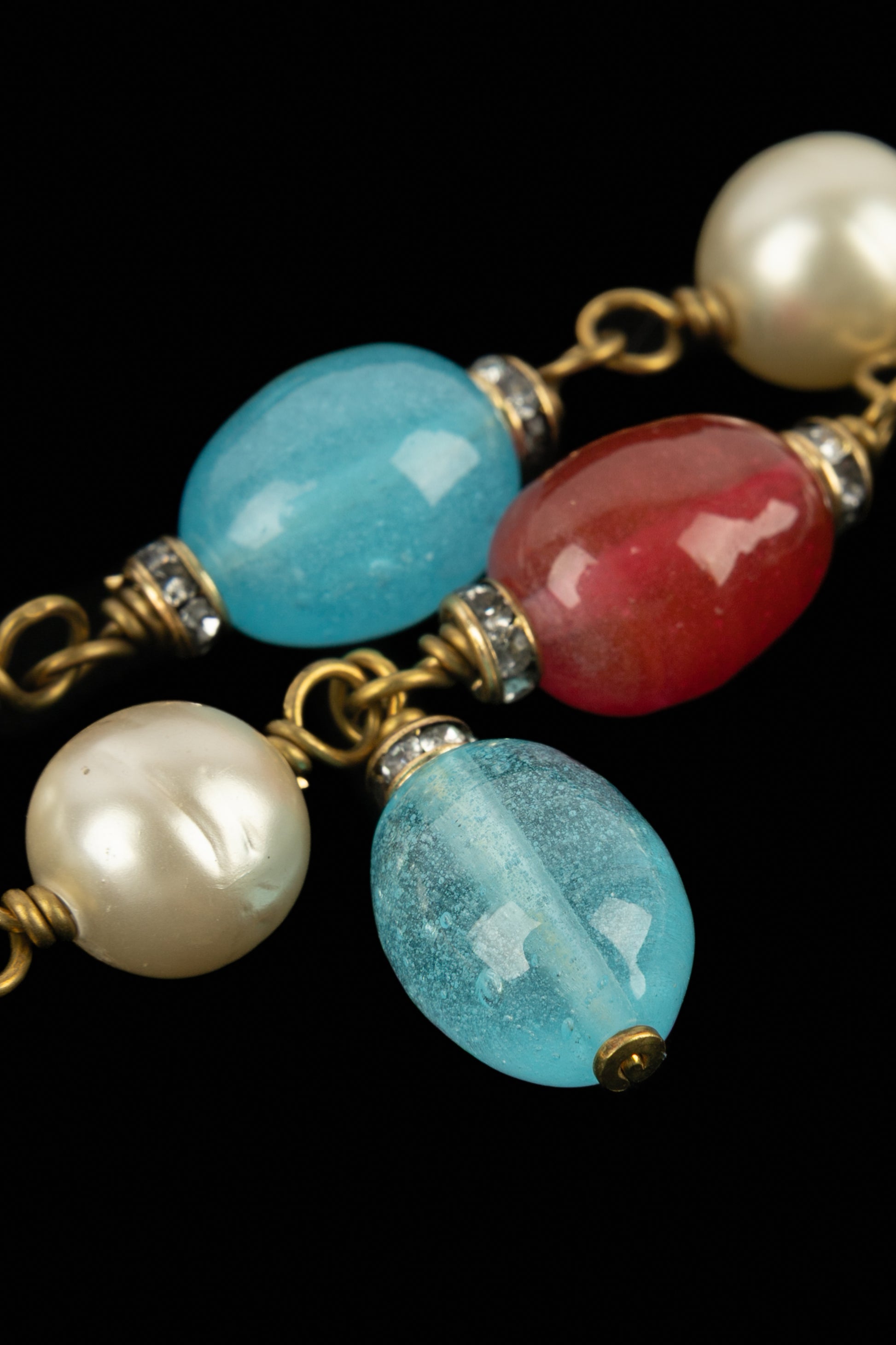 Collier de perles Chanel 1980's