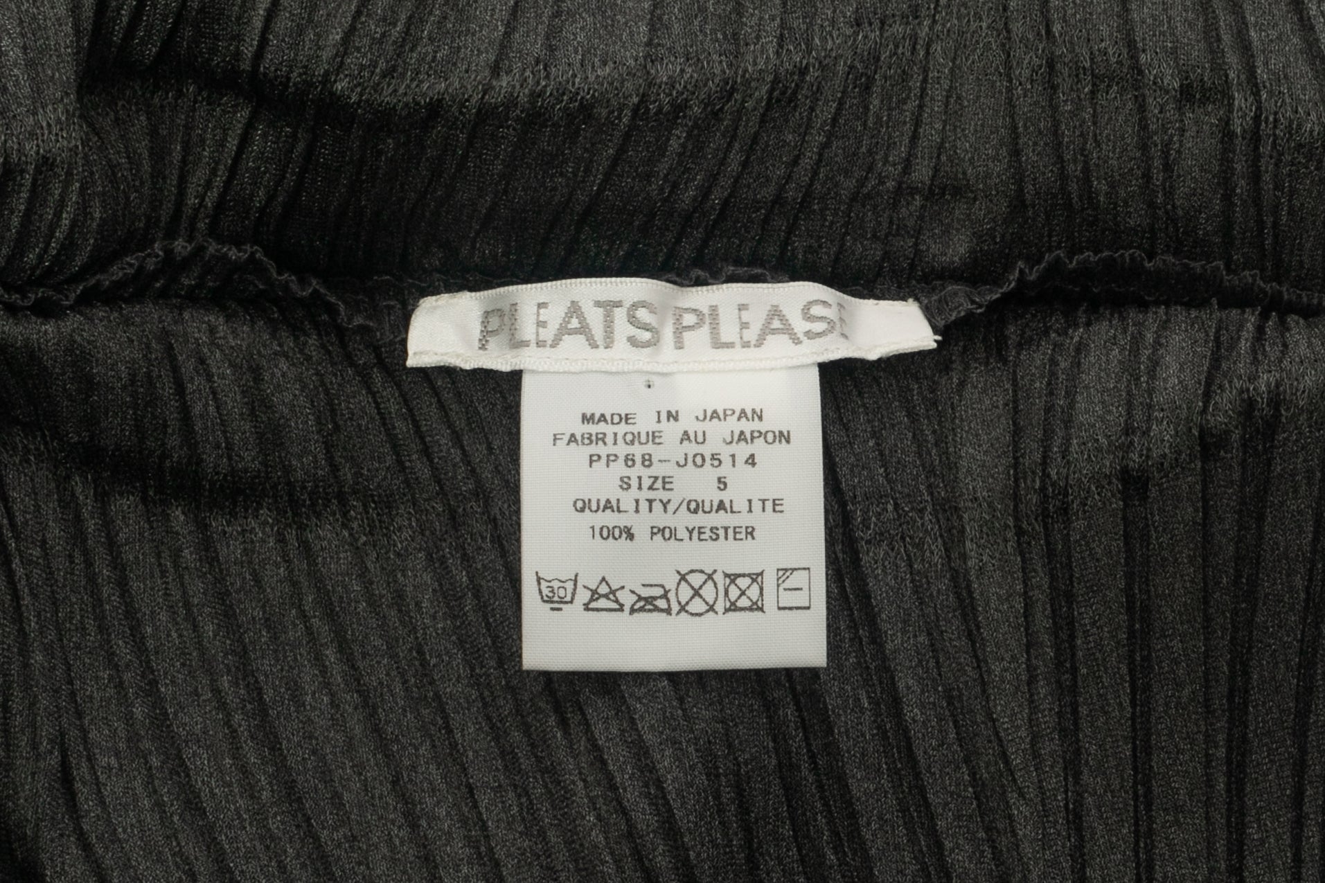 Haut Pleats Please Issey Miyake 1990's