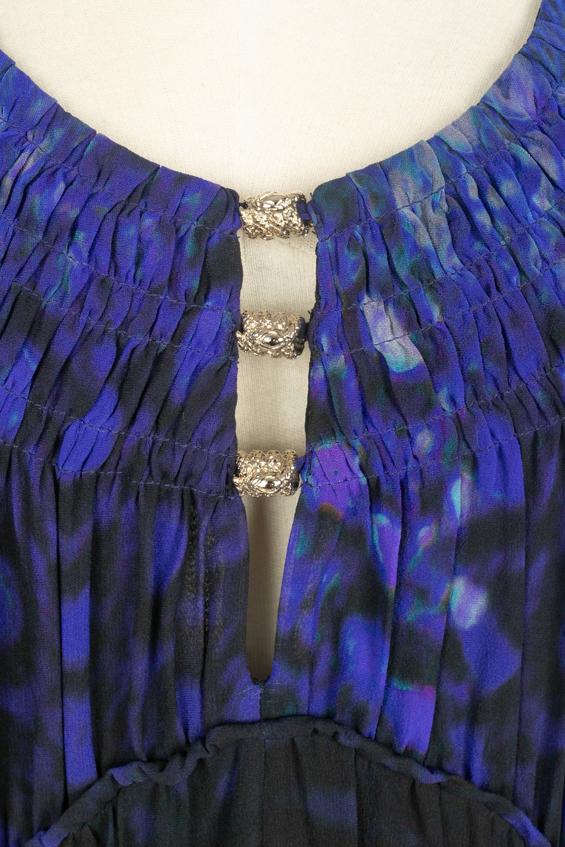 Robe en soie Cavalli