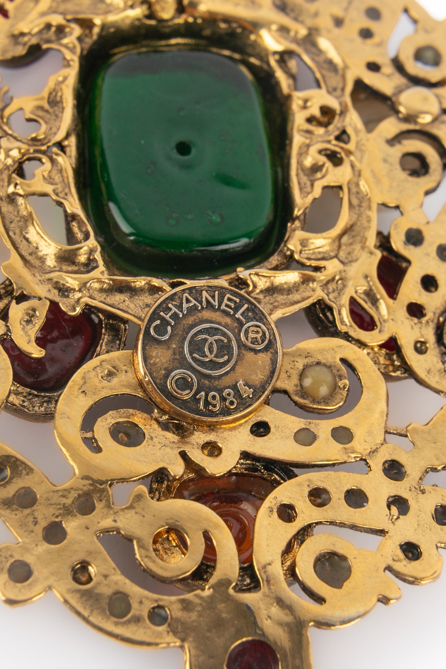 Collier pendentif byzantin Chanel 1984