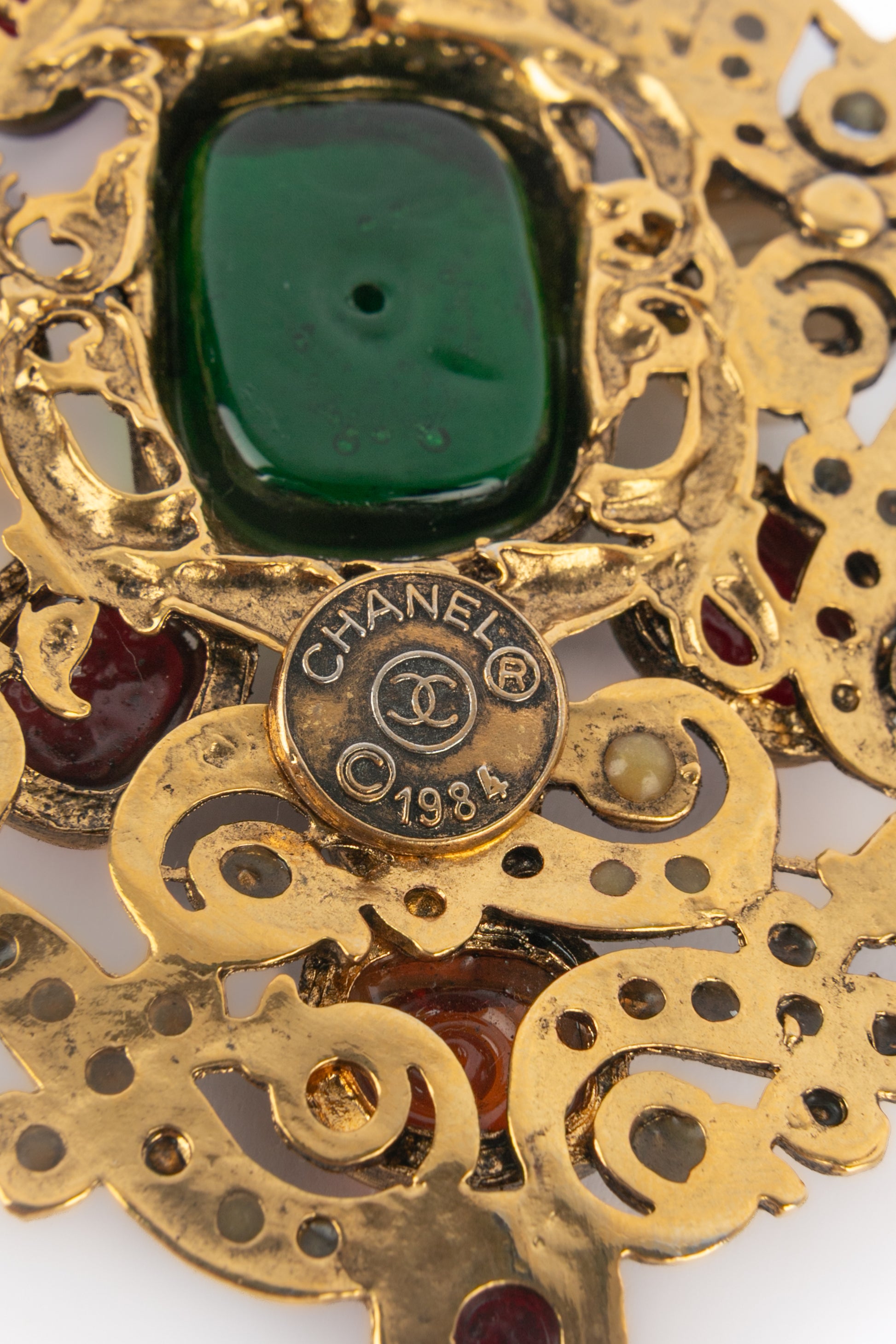 Collier pendentif byzantin Chanel 1984