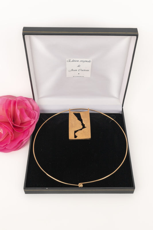 Collier "Les gardiens de l'Olympe" Jean Cocteau 