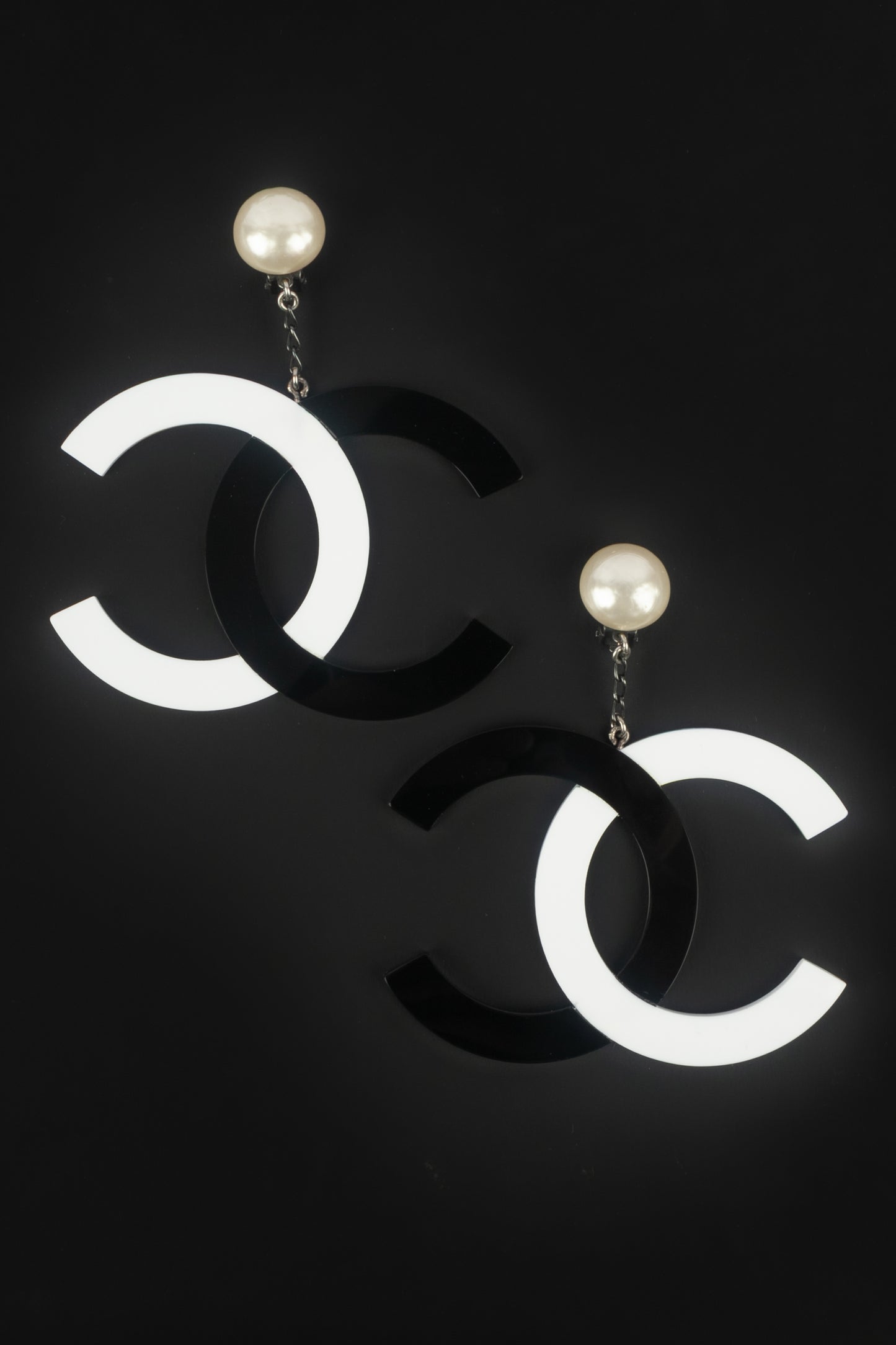 Boucles d'oreilles cc Chanel 1996