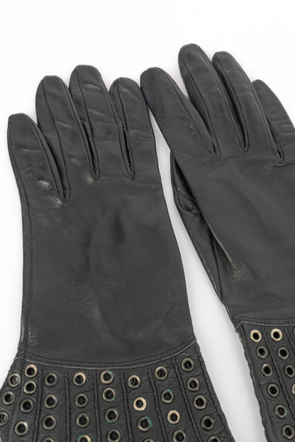 Gants vintage en cuir