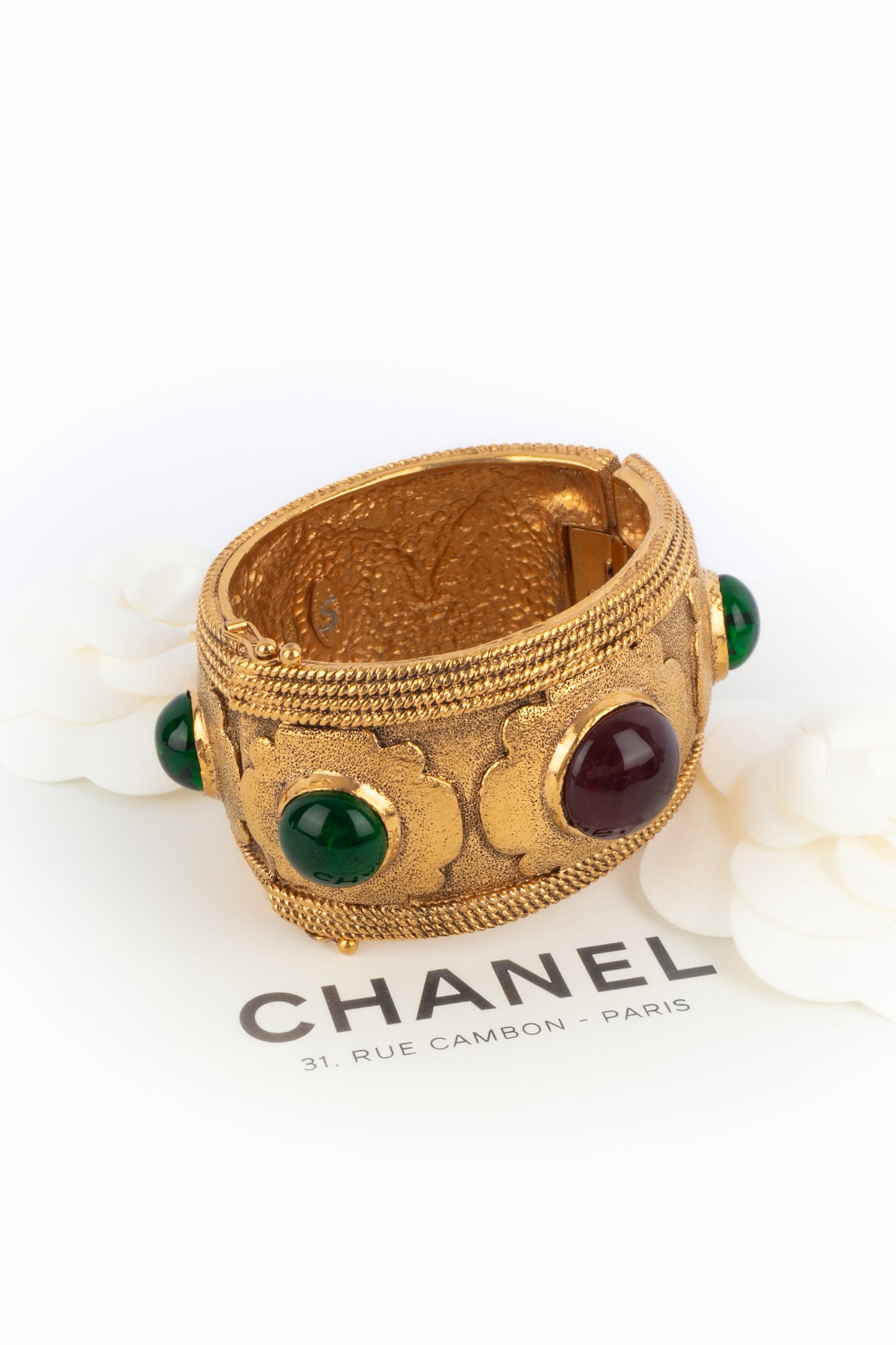 Bracelet byzantin Chanel 1980's