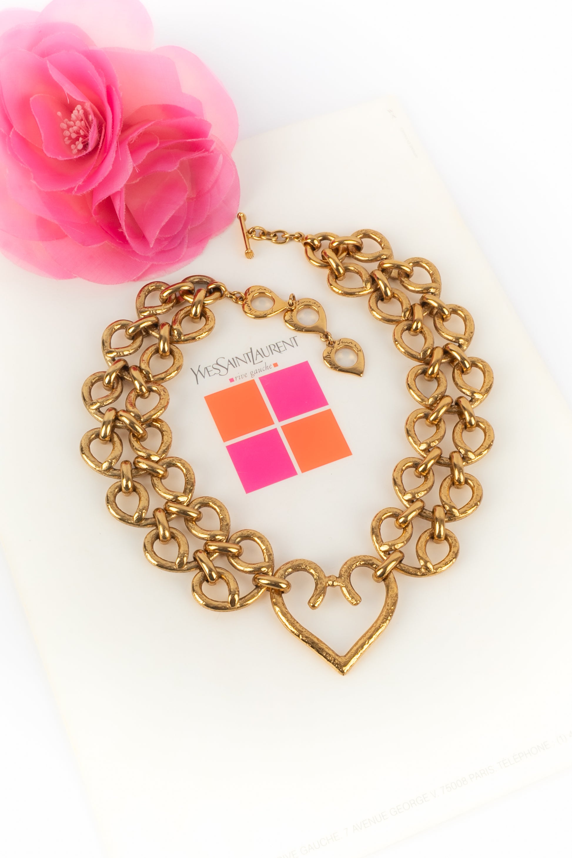 Collier coeur Yves Saint Laurent