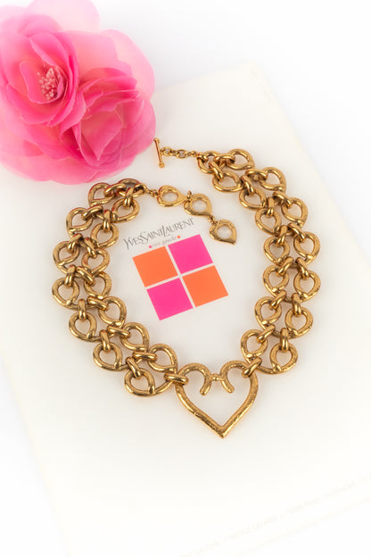Collier coeur Yves Saint Laurent