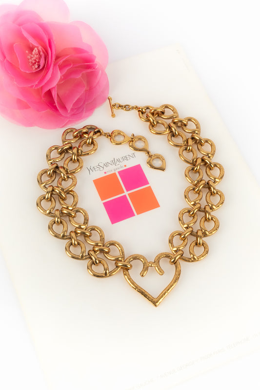 Collier coeur Yves Saint Laurent