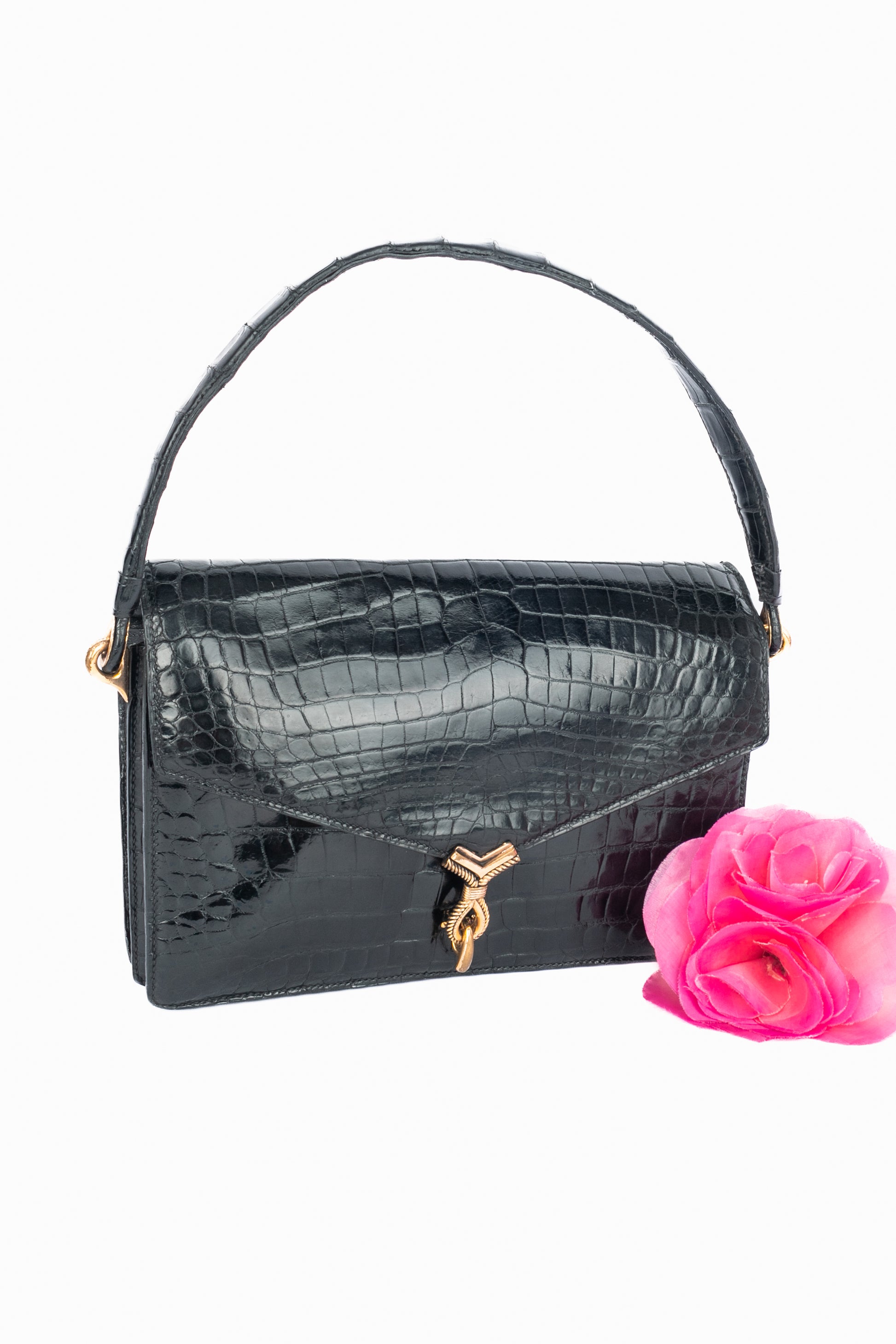 Sac "Cordeau" en crocodile Hermès 