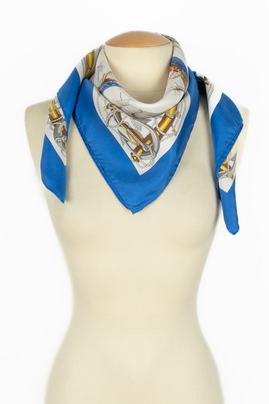 Foulard "Navires d'Europe à voiles mixtes et à vapeur" Hermès