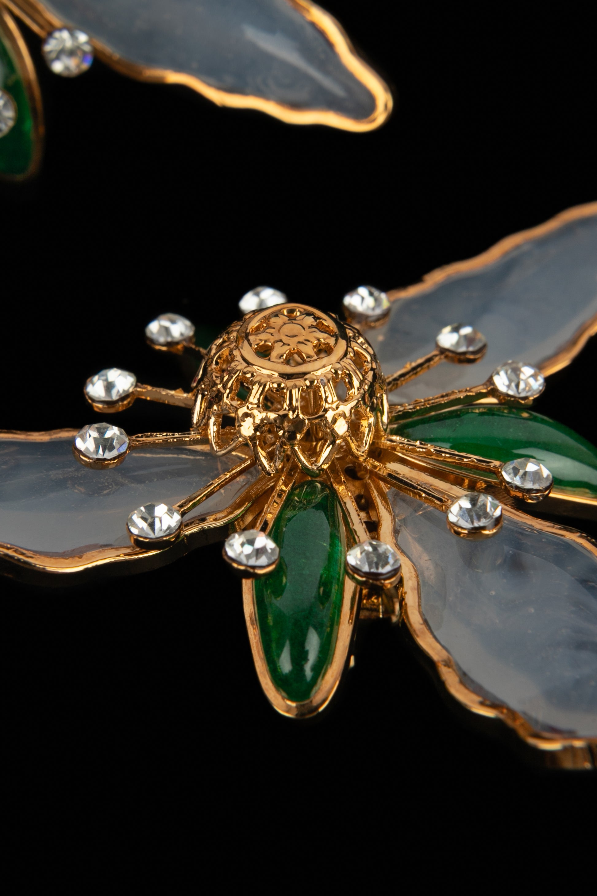 Boucles d'oreilles fleurs Augustine 