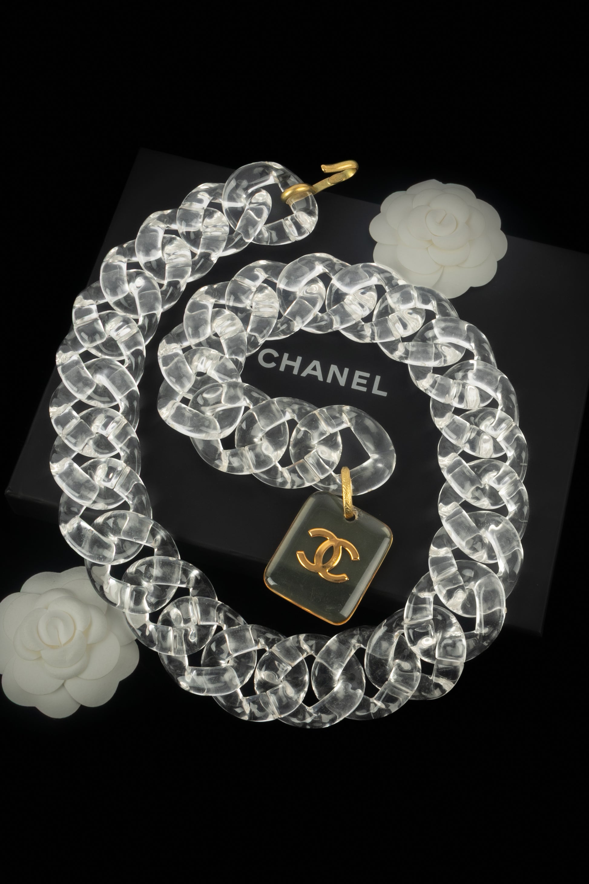 Ceinture en lucite Chanel Croisière 1995