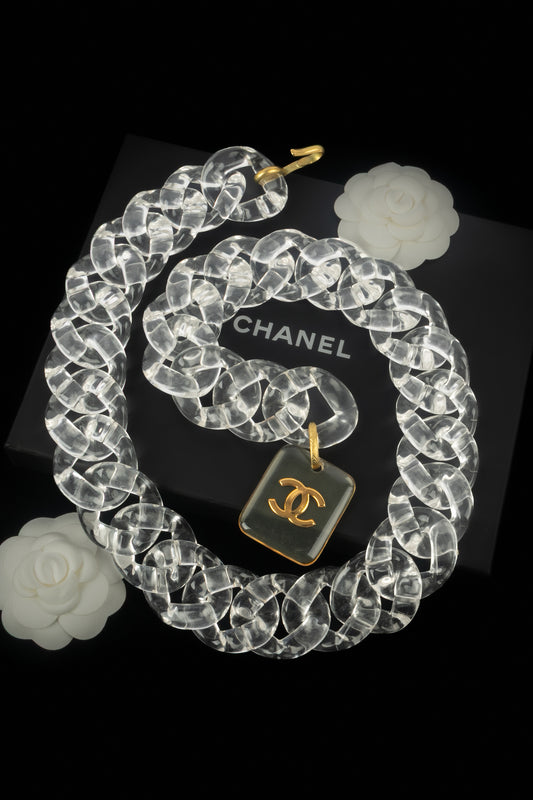 Ceinture en lucite Chanel Croisière 1995