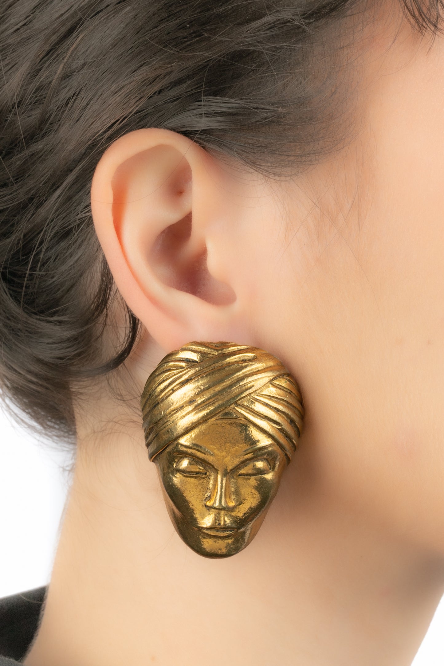 Boucles d'oreilles "visage" Isabel Canovas