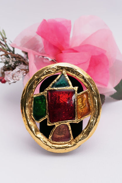 Broche strass Hanae Mori