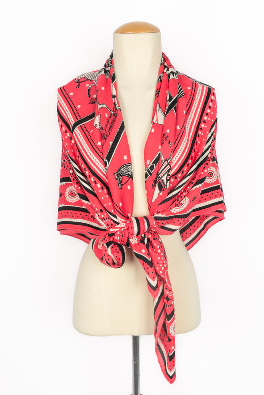 Foulard "Couvertures et tenues du jour" Hermès