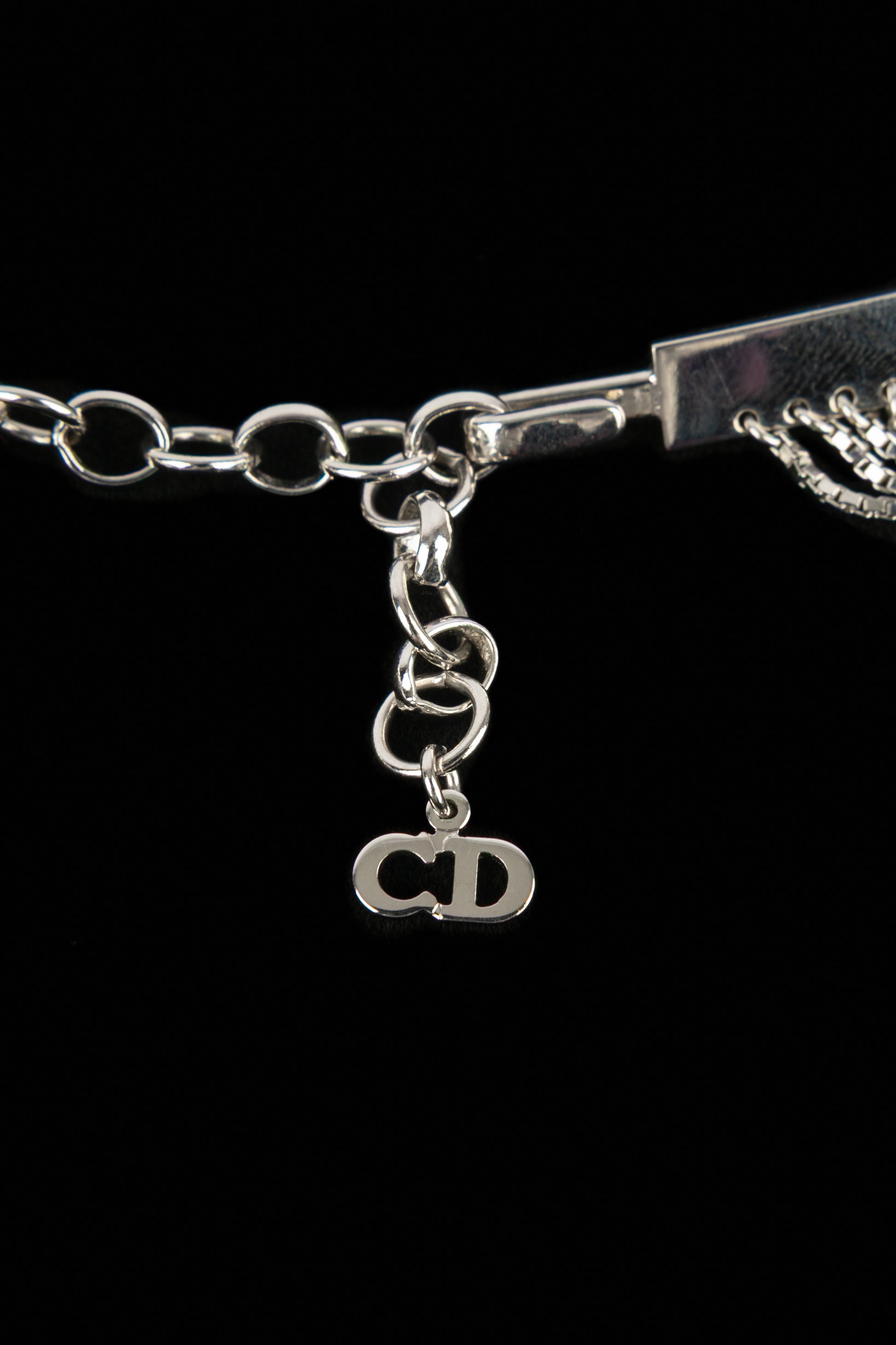 Ceinture argentée Christian Dior