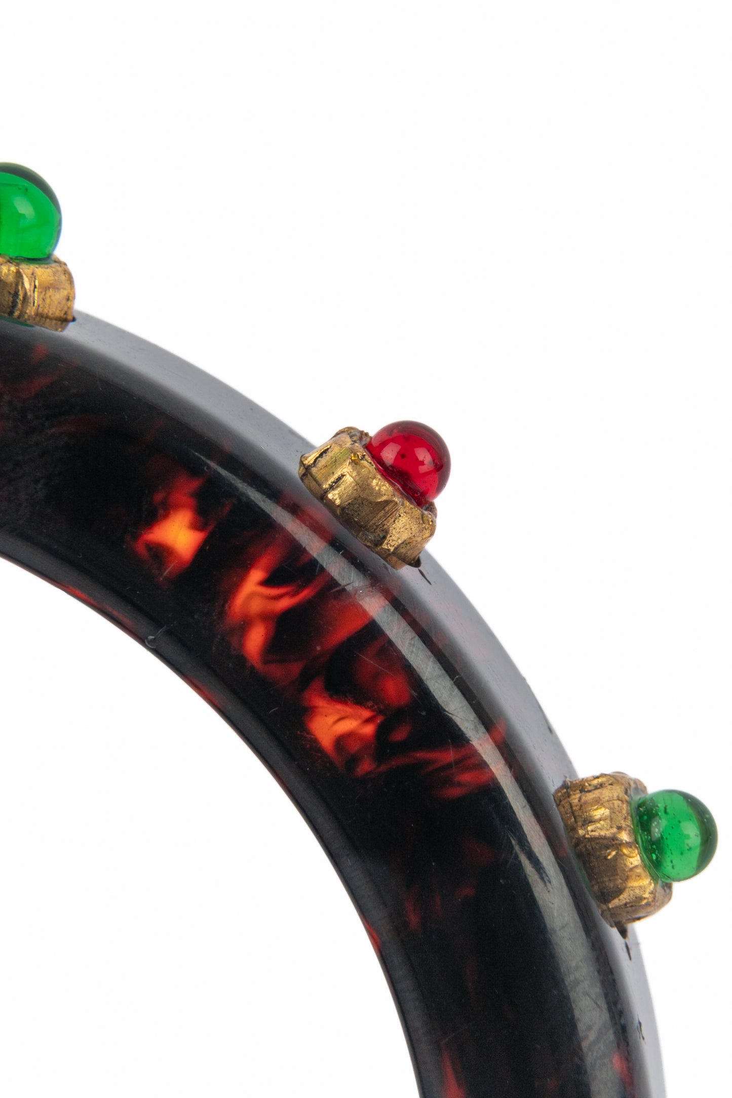 Bracelet en bakelite Chanel 1985