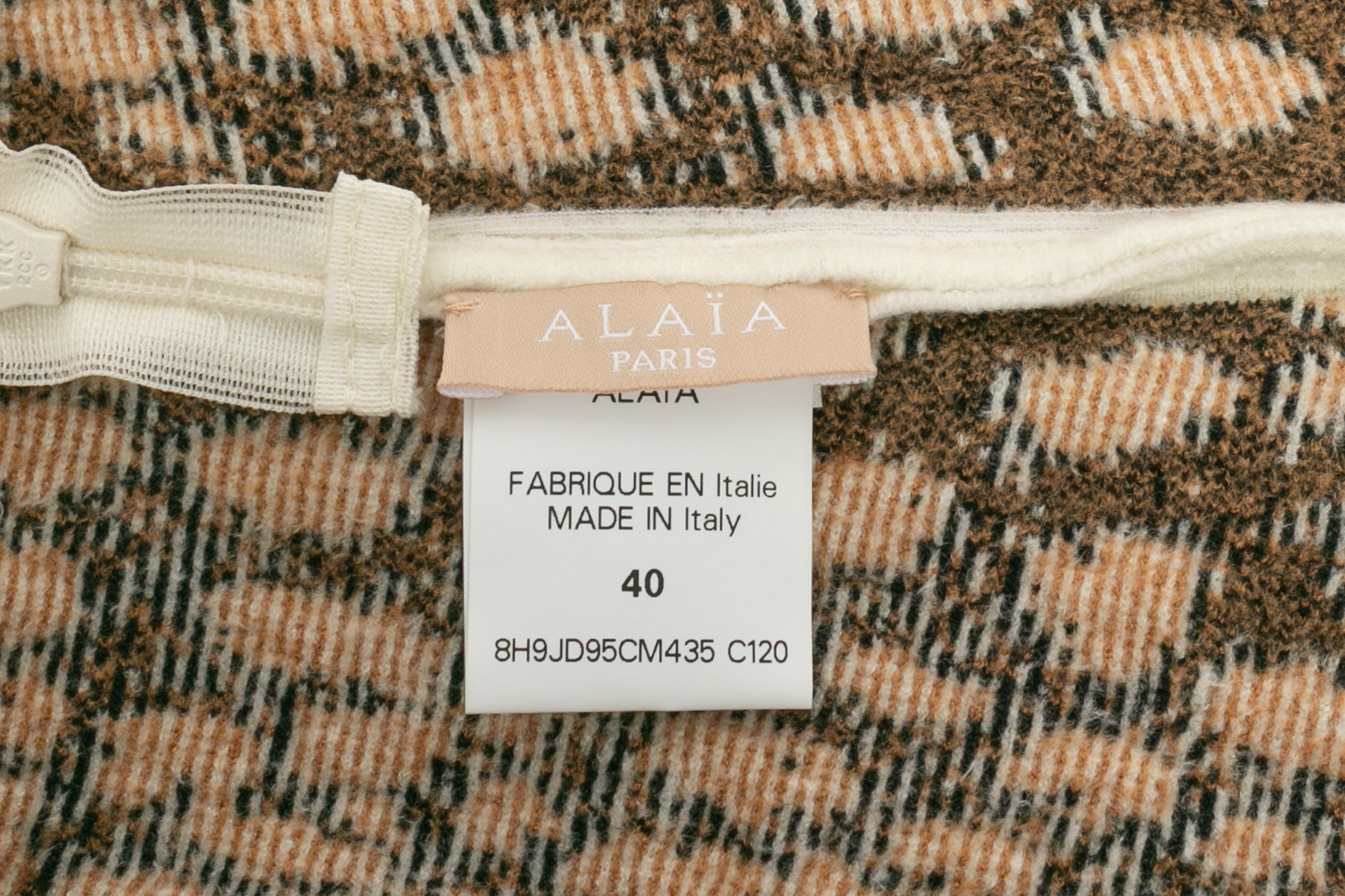 Jupe léopard Alaïa