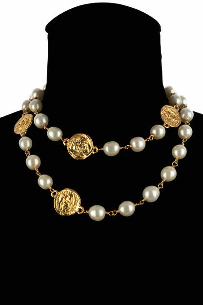 Collier de perles Chanel 1985's