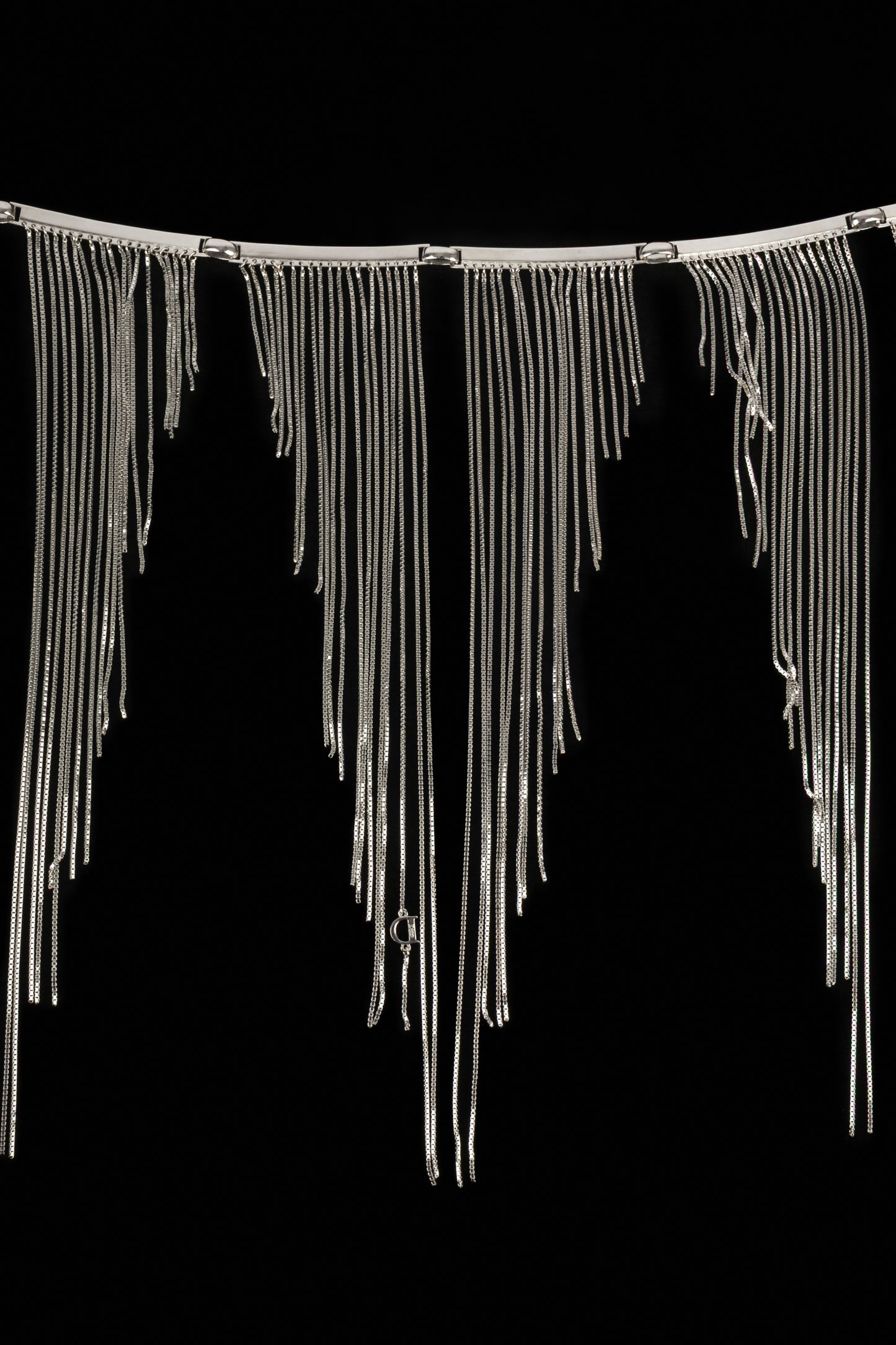 Ceinture argentée Christian Dior