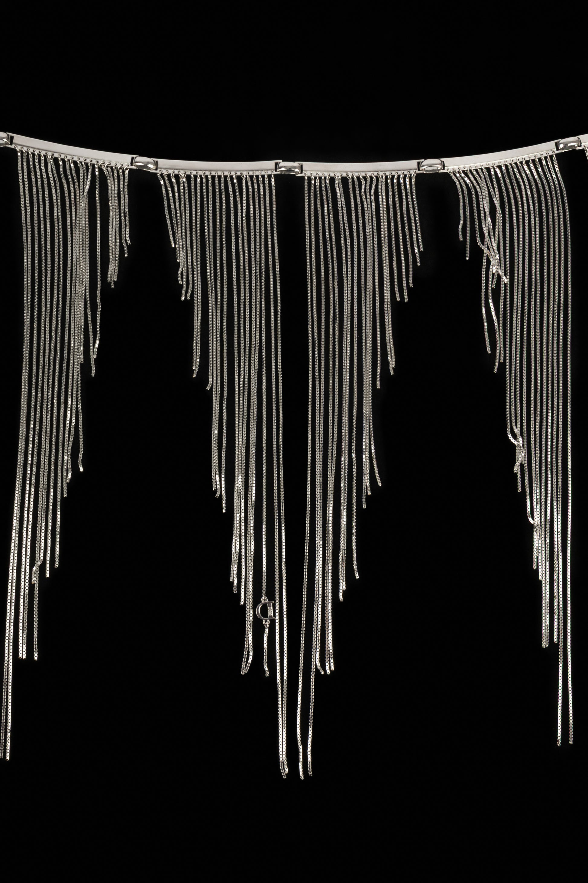 Ceinture argentée Christian Dior