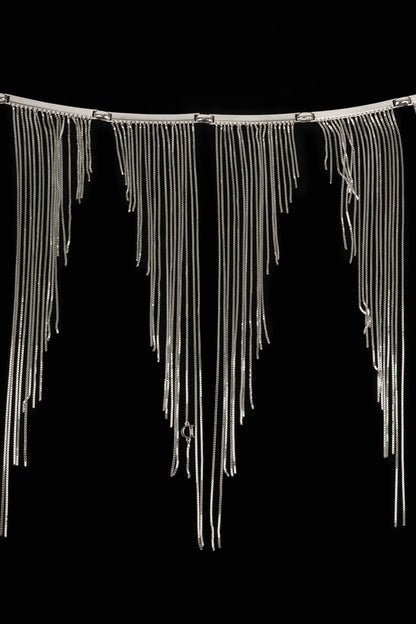 Ceinture argentée Christian Dior