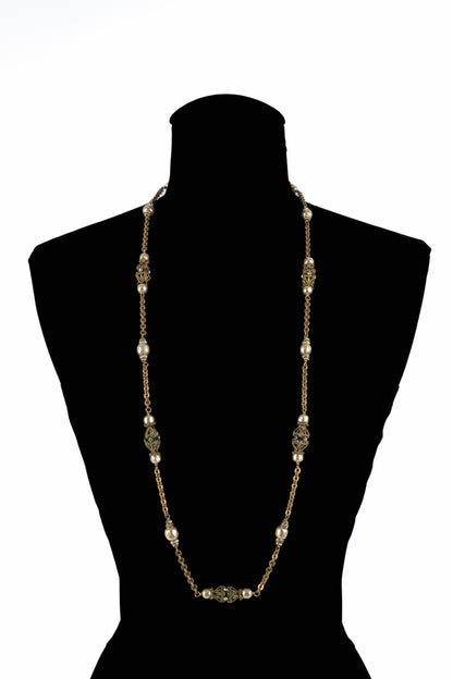 Collier sautoir Chanel Epoque Coco