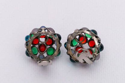 Boucles d'oreilles Gripoix 1950s