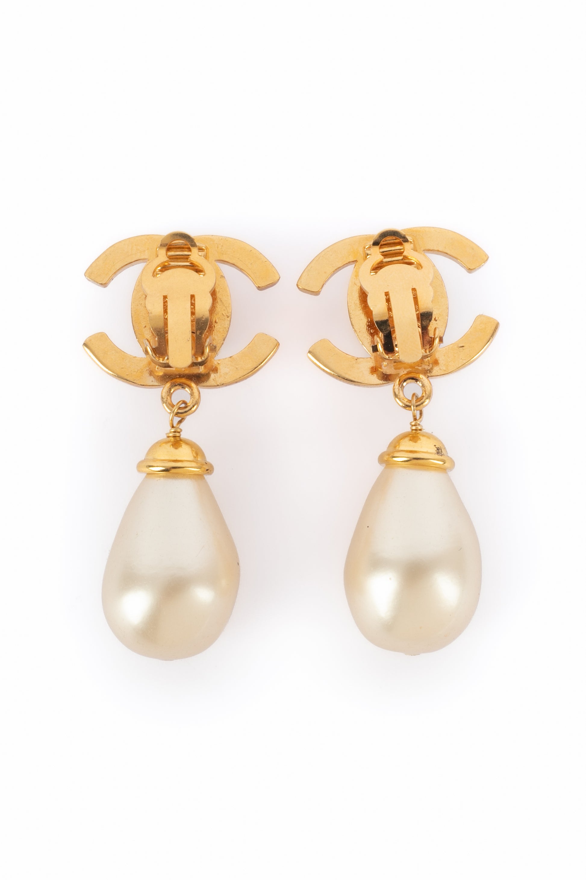 Boucles d'oreilles tourniquet Chanel 1996