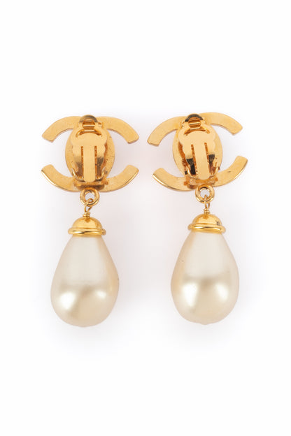 Boucles d'oreilles tourniquet Chanel 1996