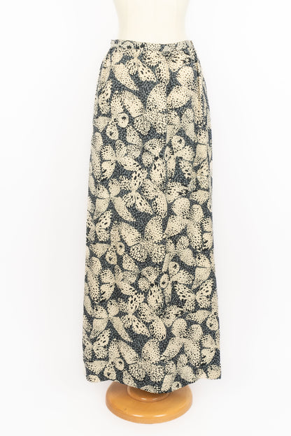 Ensemble en soie Hanae Mori Haute Couture 1985's