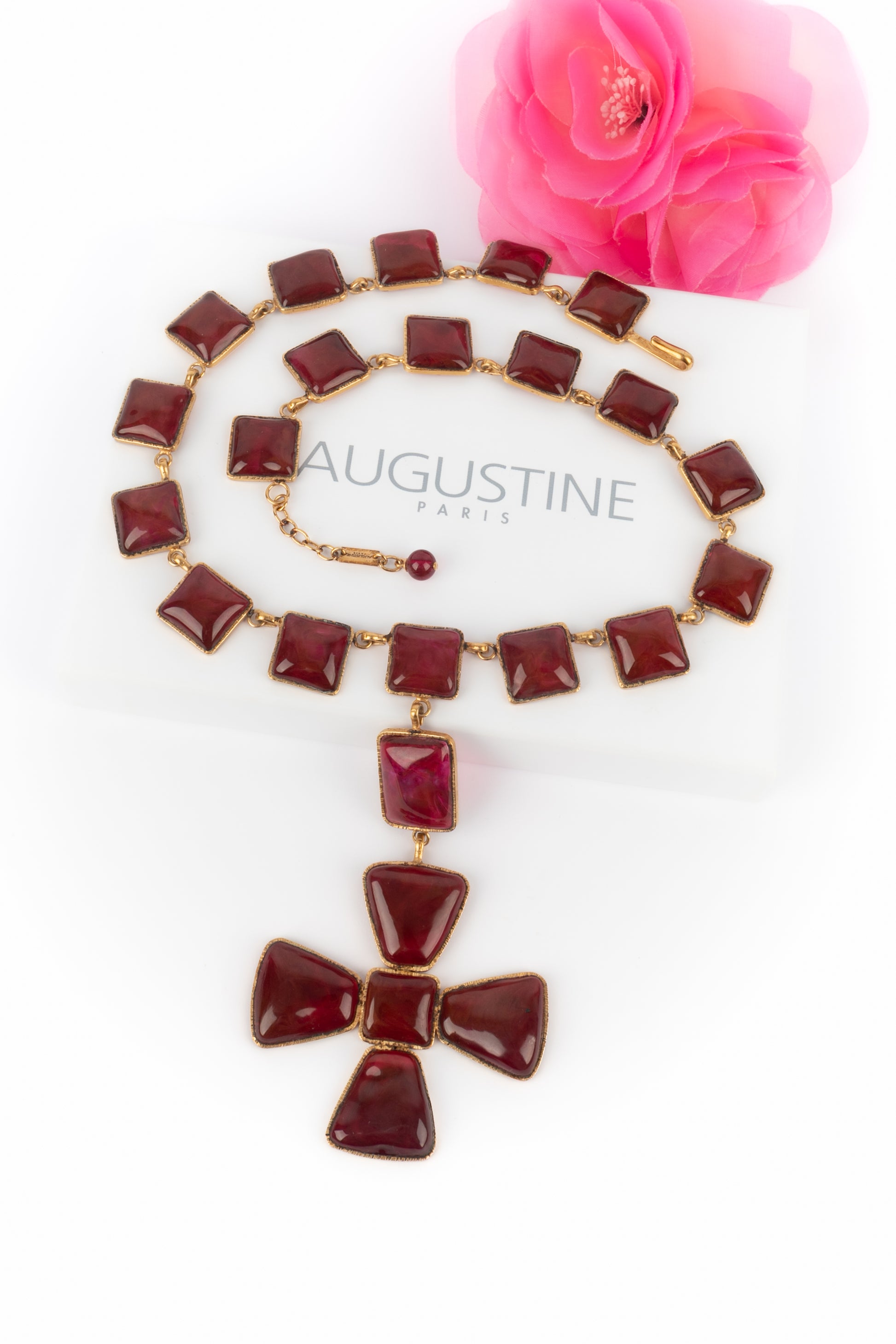 Collier croix Augustine