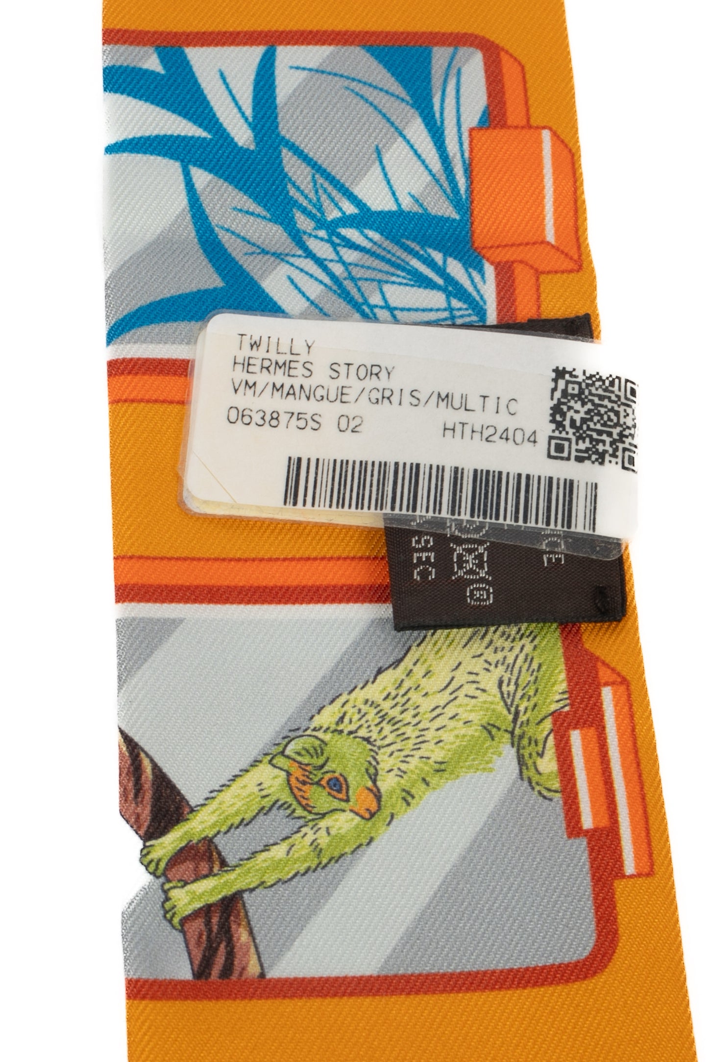 Twilly en soie Hermès