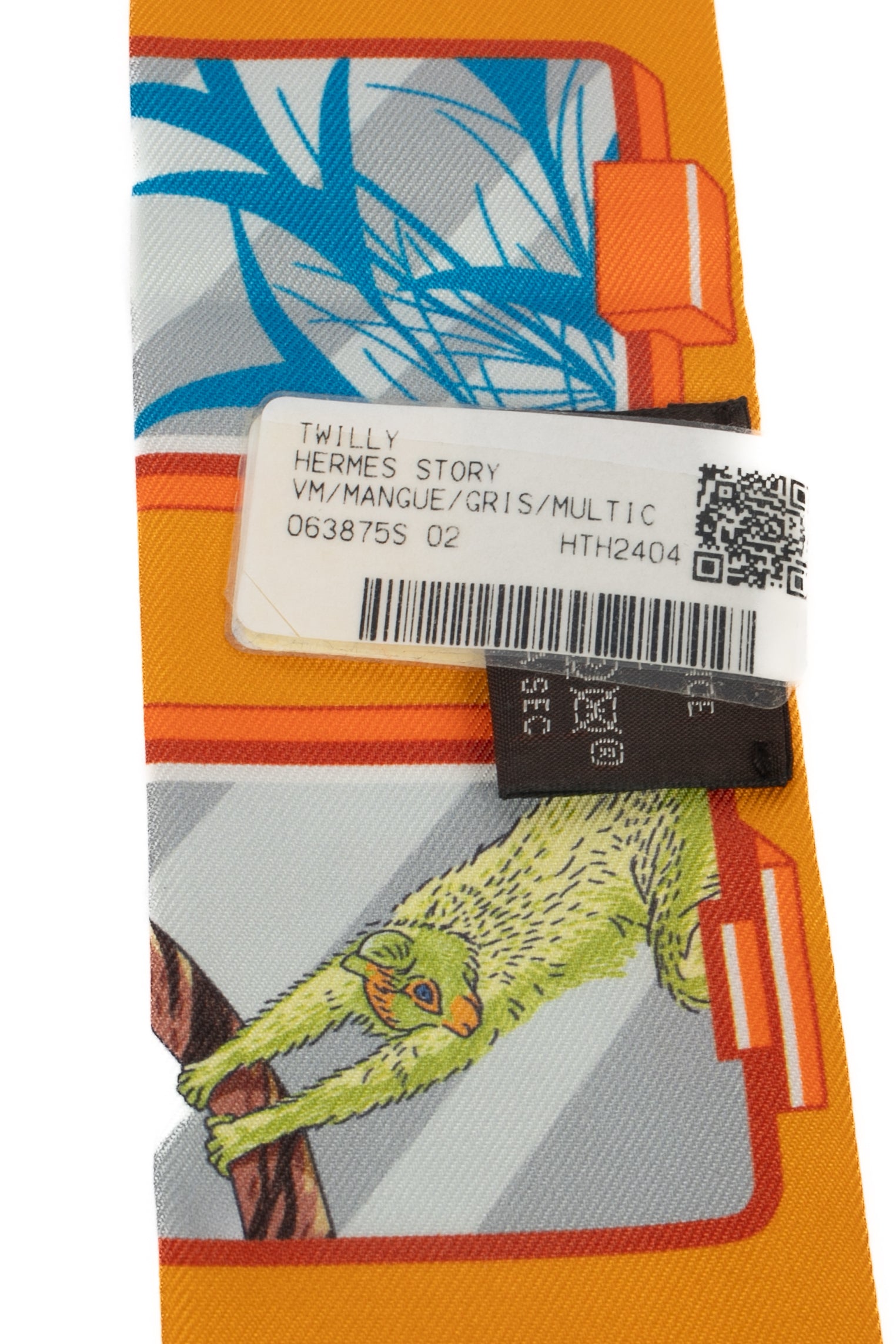 Twilly en soie Hermès