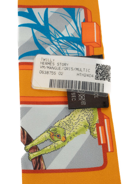 Twilly en soie Hermès