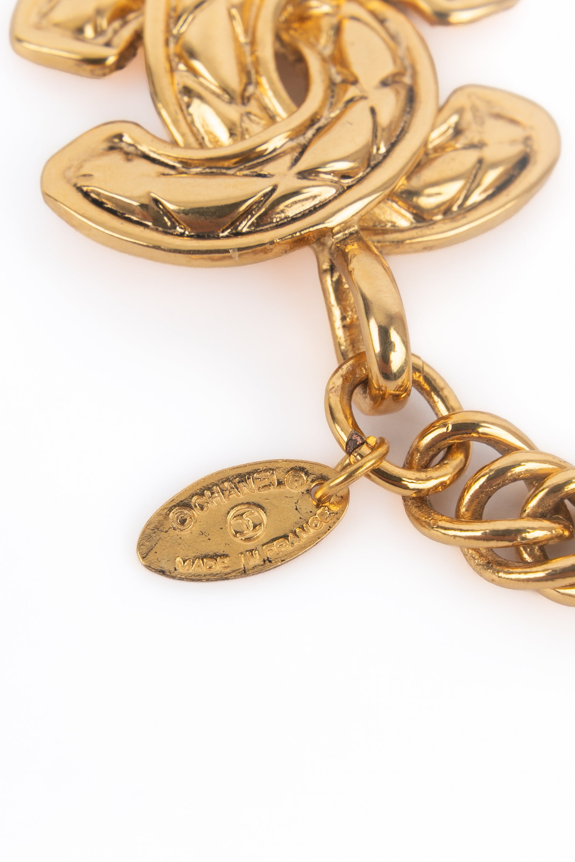 Ceinture cc Chanel 1985-1990's