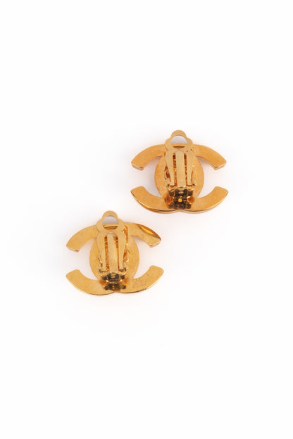 Boucles d'oreilles tourniquet Chanel 1996