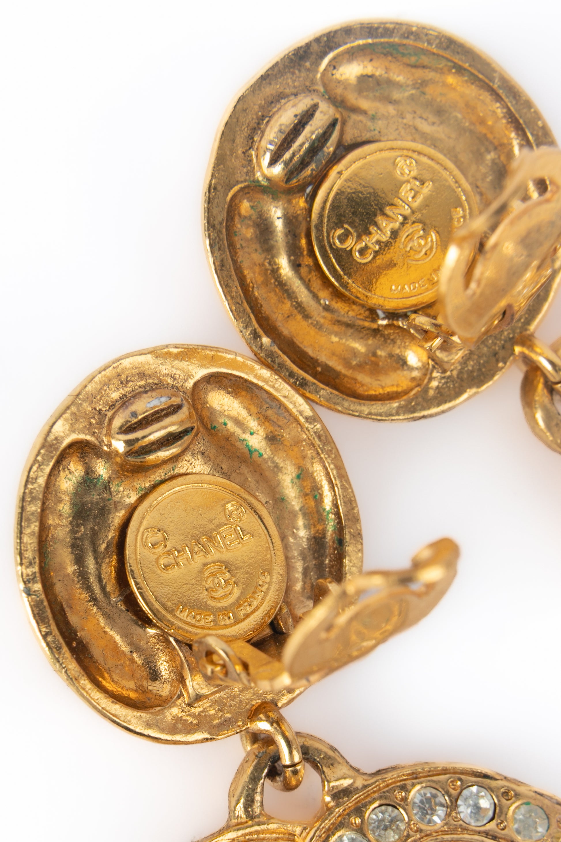 Boucles d'oreilles cc Chanel 1990's