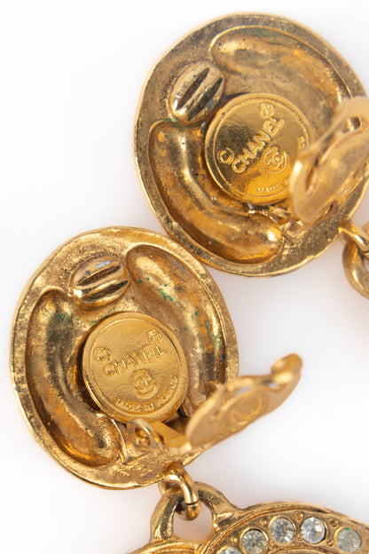 Boucles d'oreilles cc Chanel 1990's