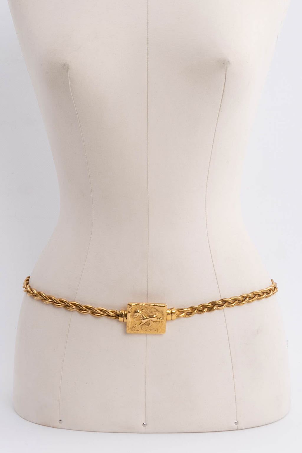 Ceinture doré Chanel