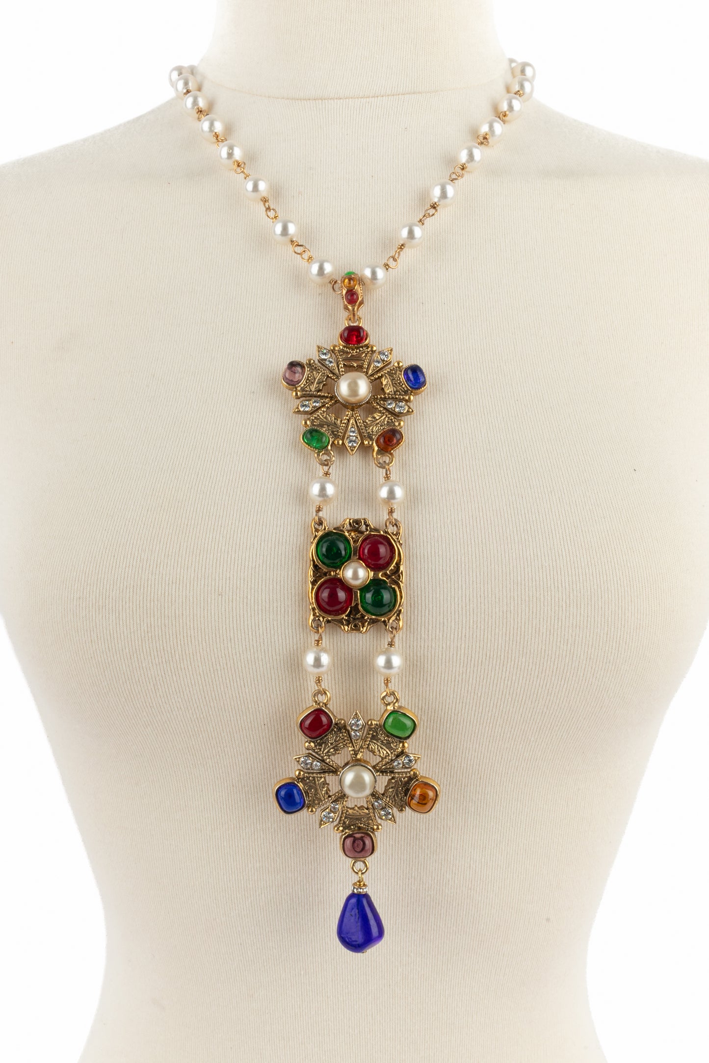 Collier byzantin Chanel 1985