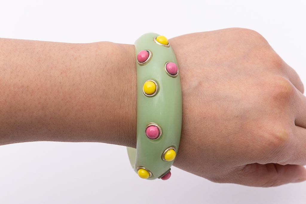 Bracelet vert Isaky