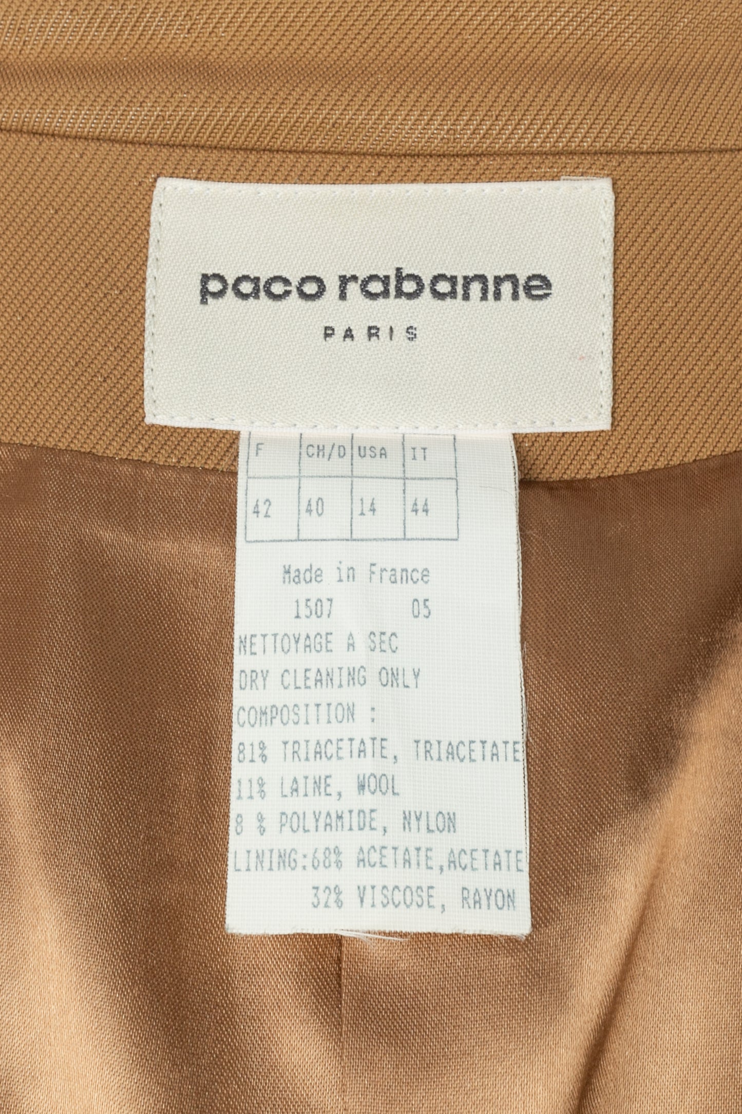 Ensemble Paco Rabanne début 2000