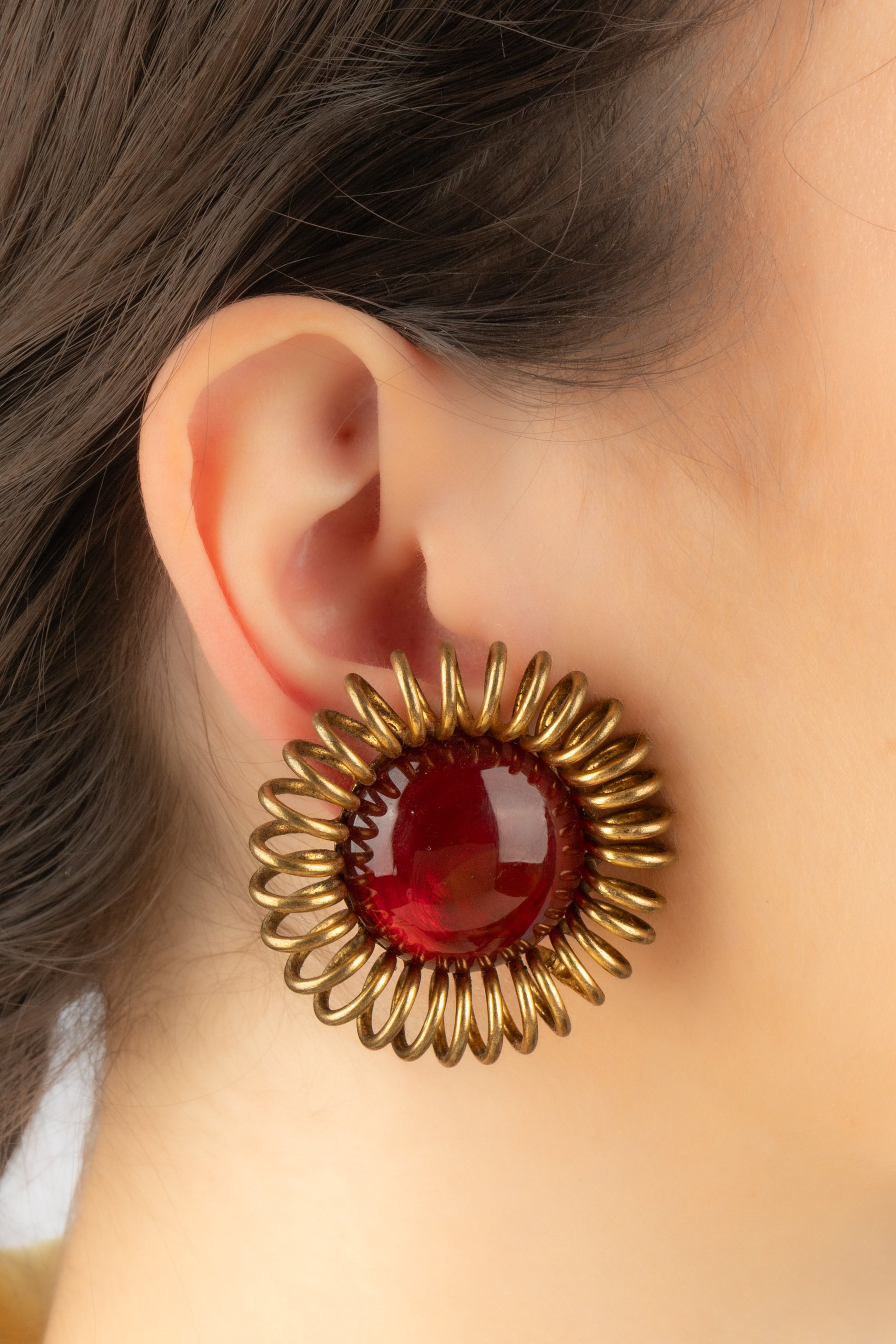 Boucles d'oreilles Chanel époque Coco