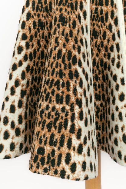 Jupe léopard Alaïa