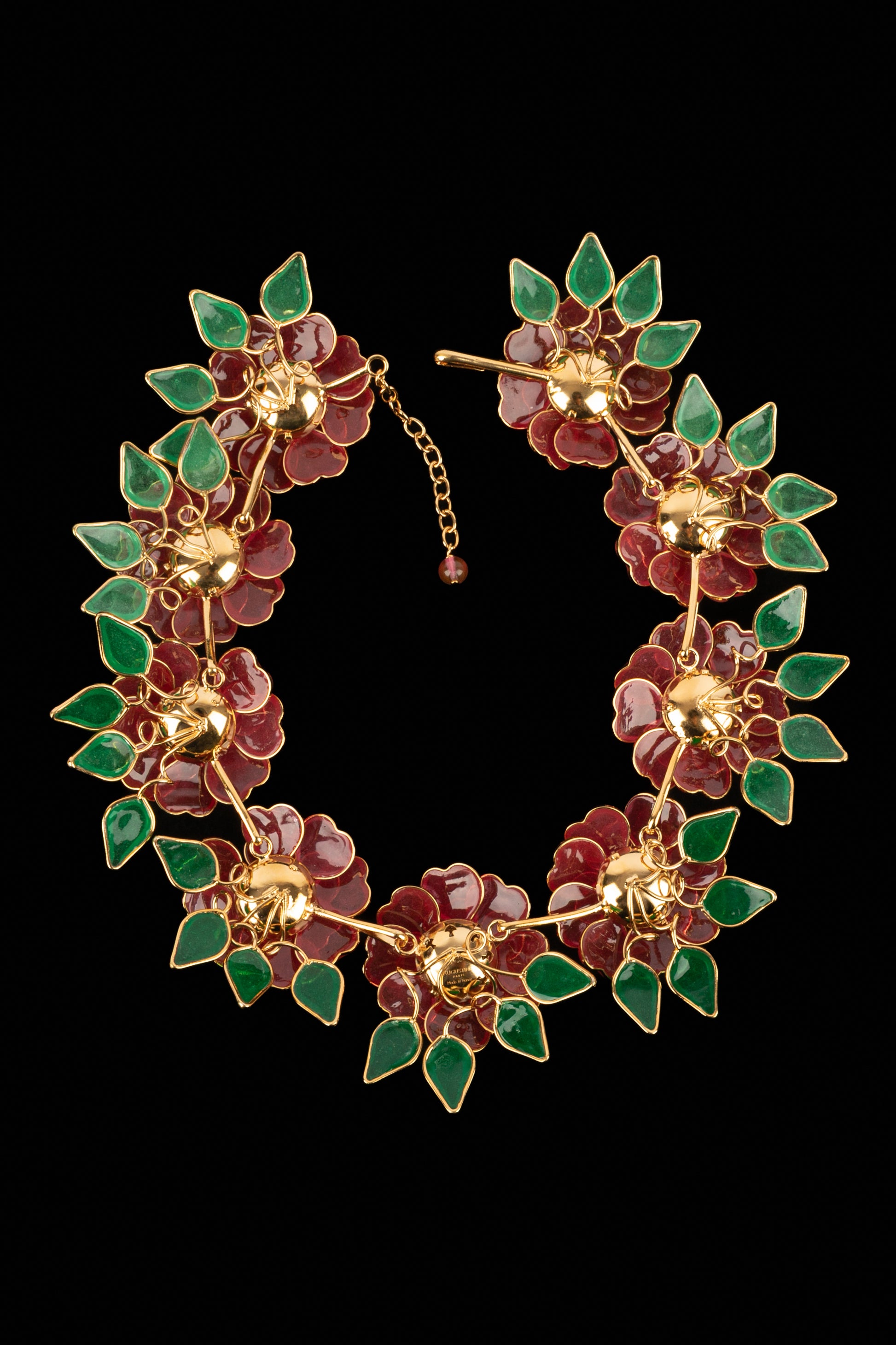 Collier fleurs Augustine