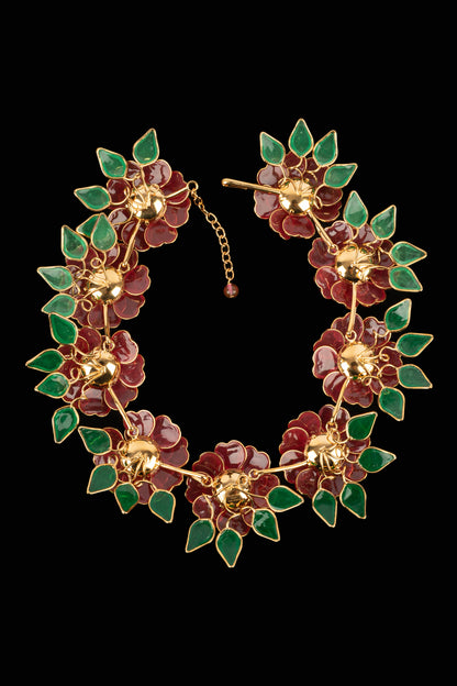 Collier fleurs Augustine