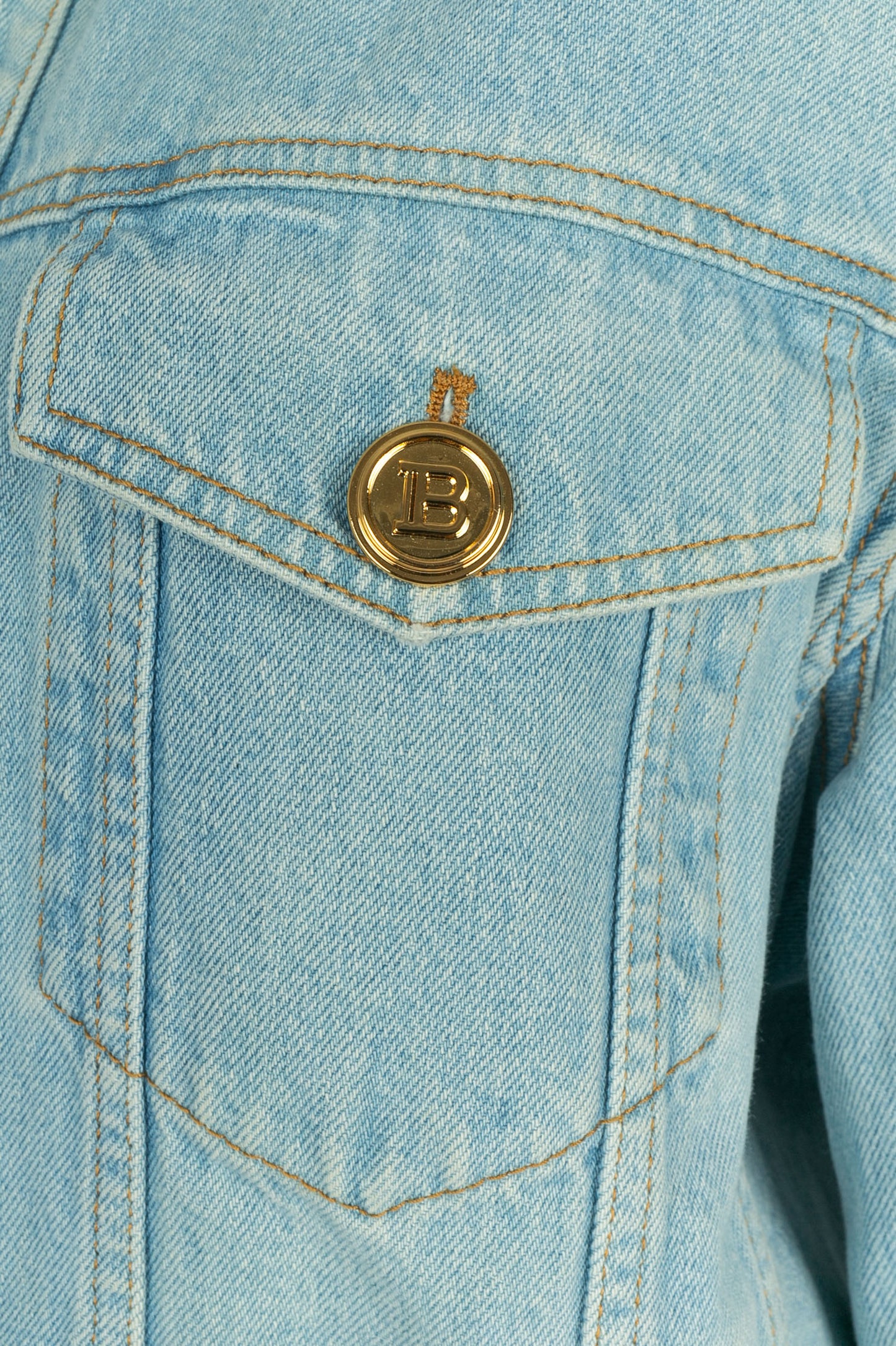 Veste en jean Balmain